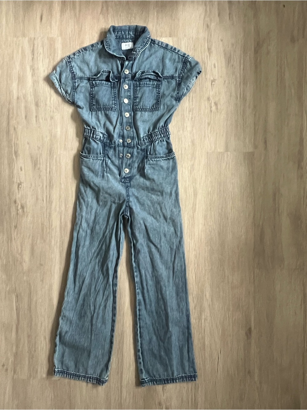Limited Too Light Blue Denim Jumpsuit Utility 10 / Med